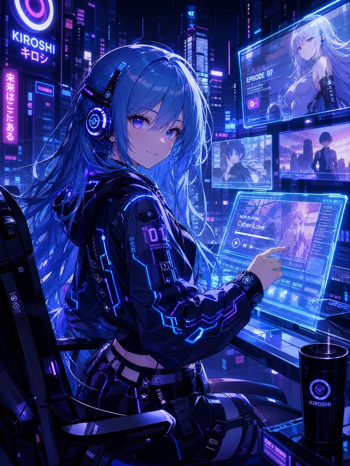 母狗官网动漫-赛博少女AI觉醒 · 动漫演示